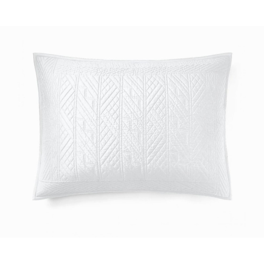 Ralph Lauren‎ Home Oakfield Quilted Standard Sham White 20X28